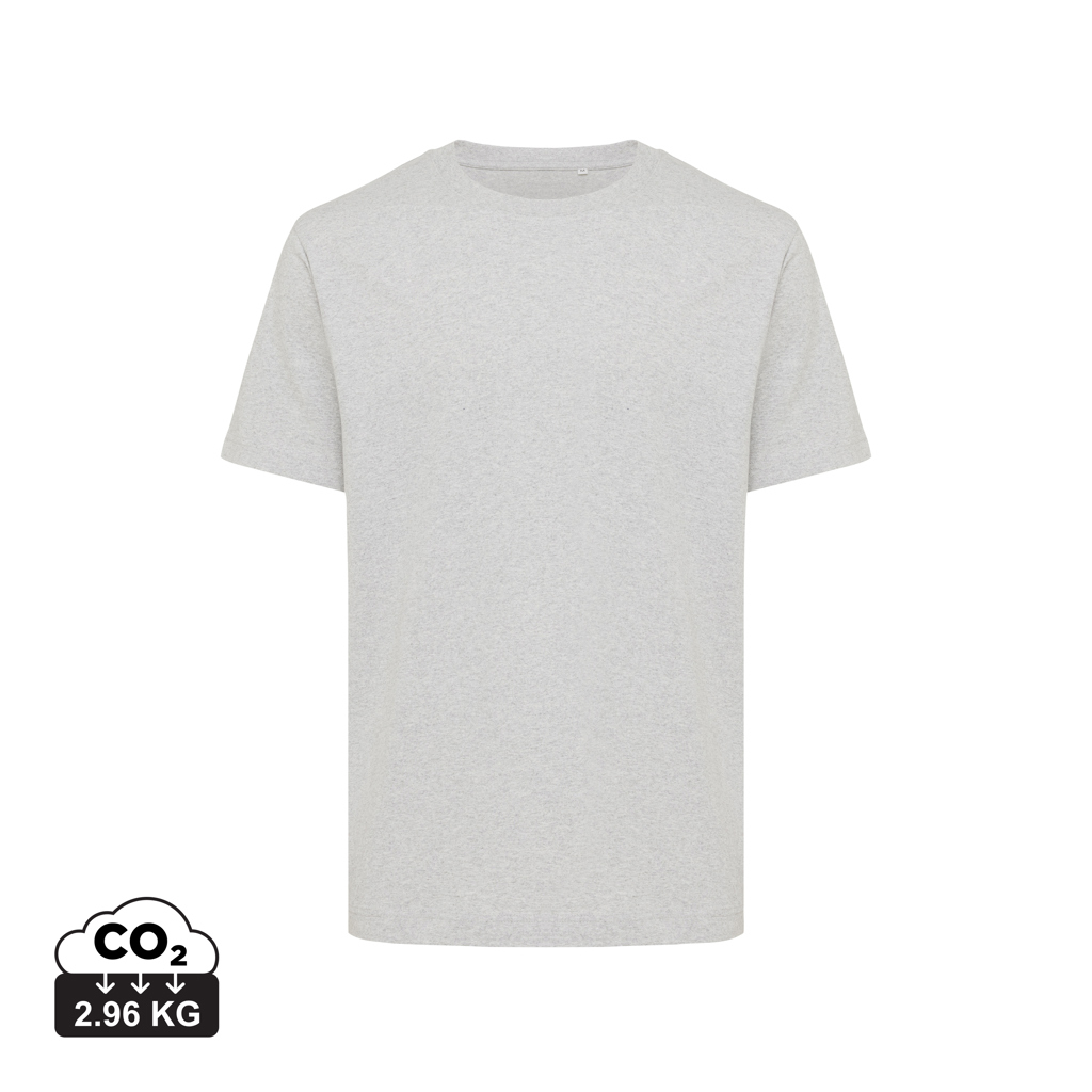 T-shirt unisexe personnalisable coton bio Kakadu Iqoniq heather grey